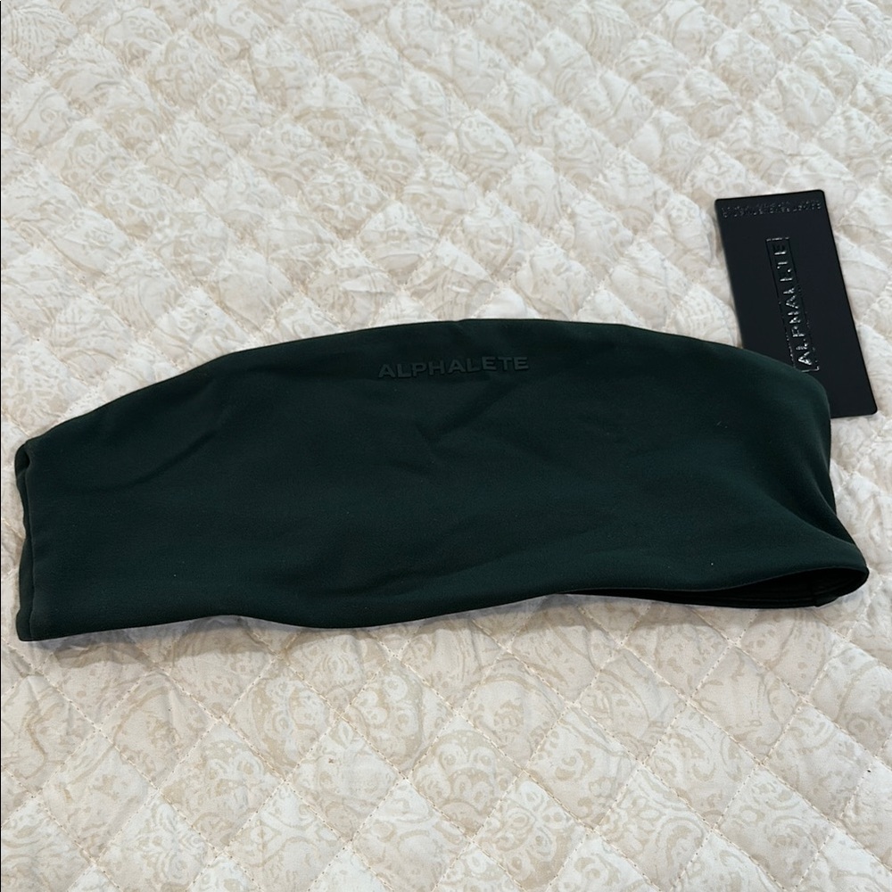Alphalete Forest Green Aura Bandeau Bra